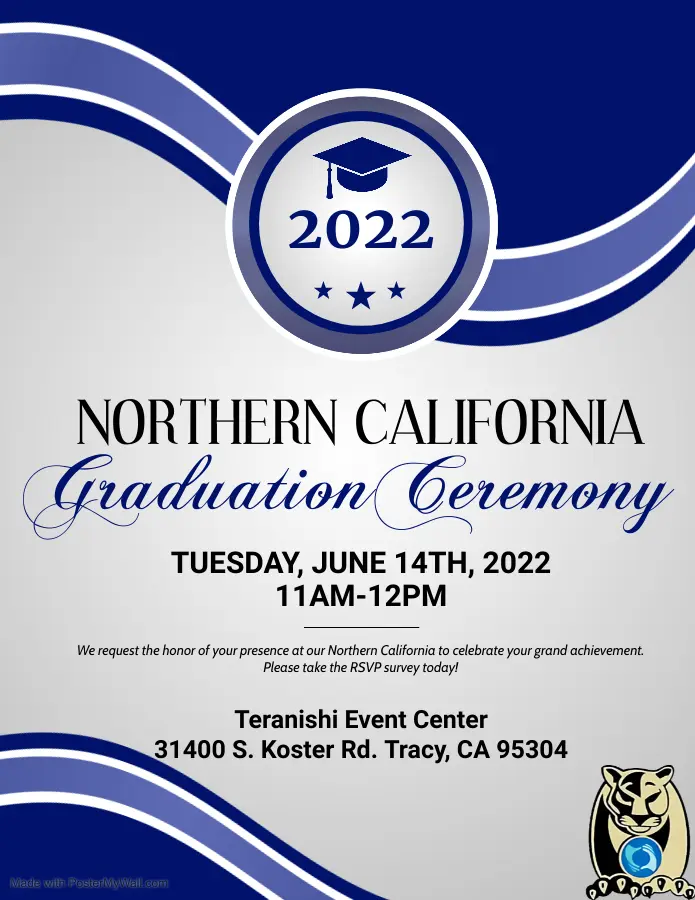 Imagen de la invitación de graduación