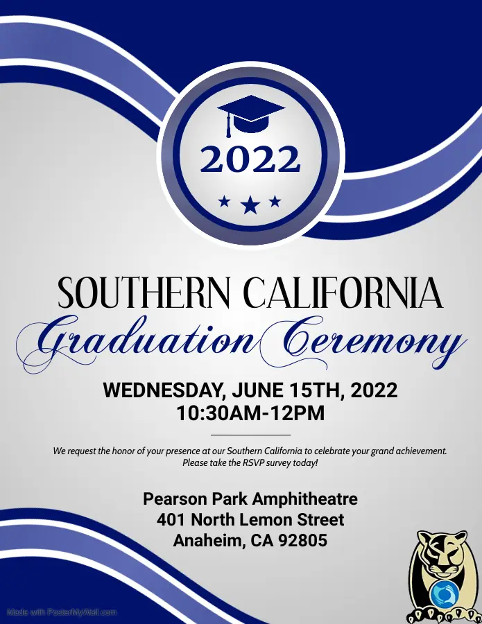 Imagen de la invitación de graduación